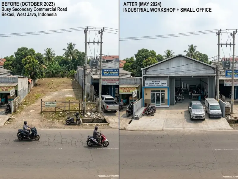 Pembangunan Gudang Workshop dan Kantor Komersial Bekasi - PT KMP